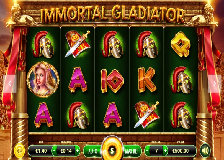 Ігровий автомат Immortal Gladiator