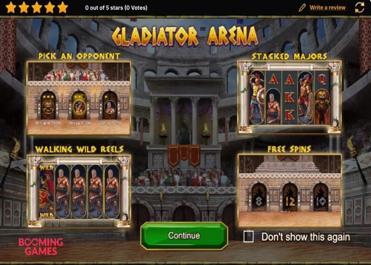 Ігровий автомат Gladiator Arena